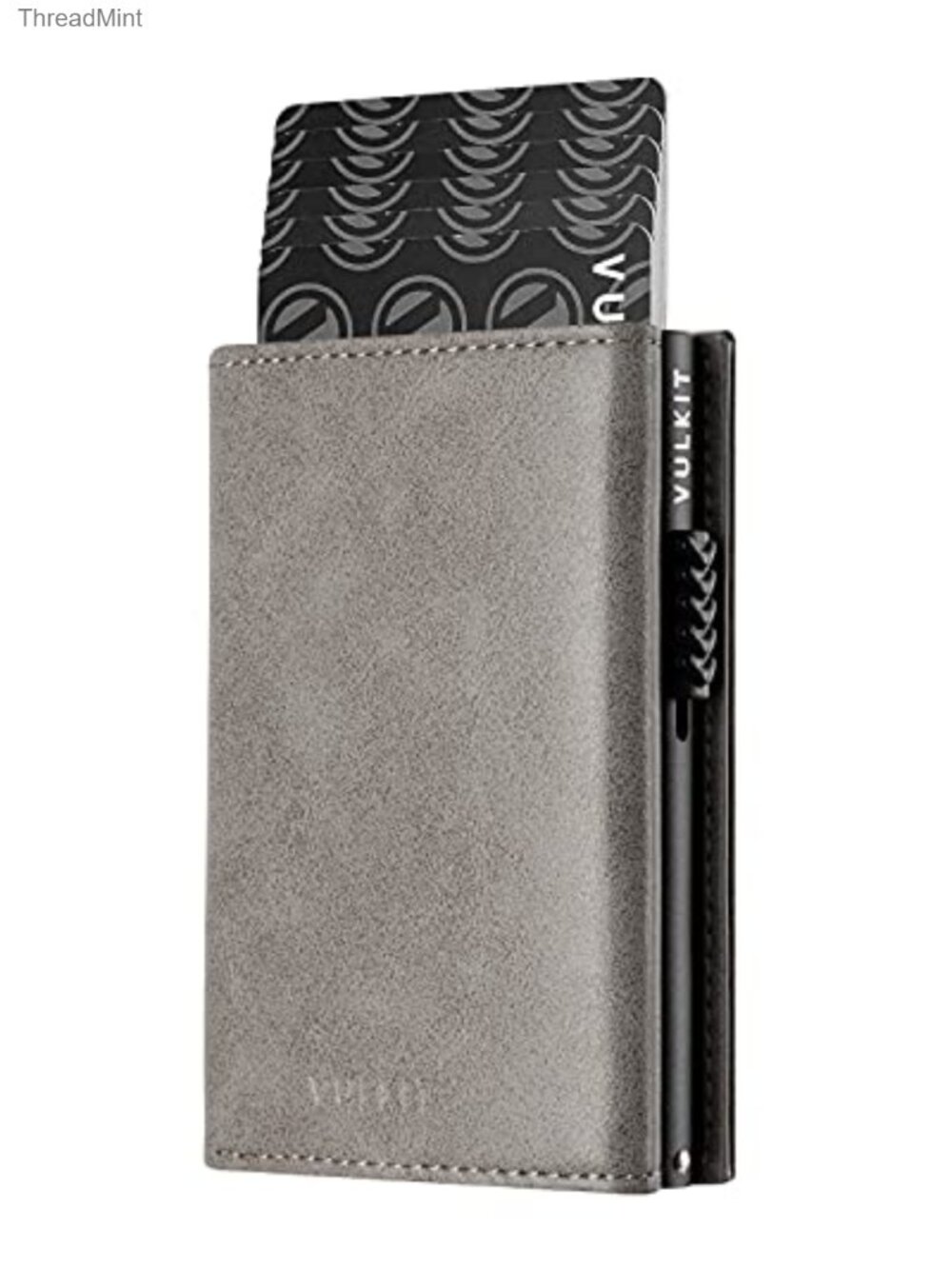 Leather Pop Up Card Holder Wallet with Coin Pocket & ID Window RFID Blocking